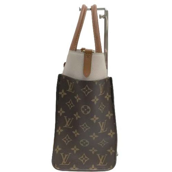 Louis Vuitton On My Side Monogram Canvas Shoulder Bag Orange Beige - Picture 4 of 14